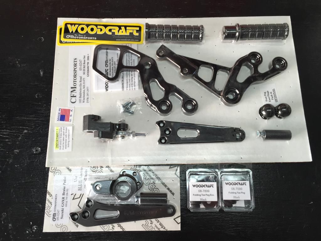 2006 GSXR 600 Woodcraft rear sets Suzuki GSXR Forum